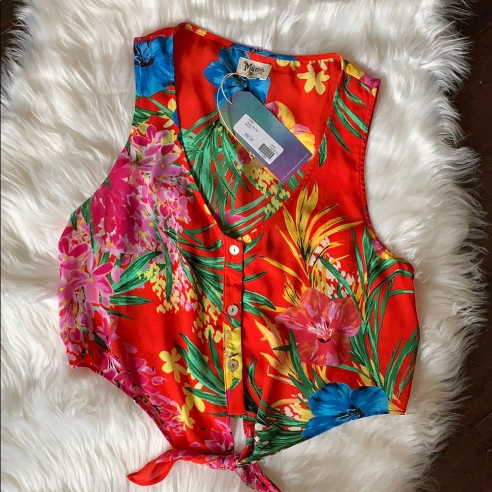 Show Me Your Mumu Tanya Tie Top